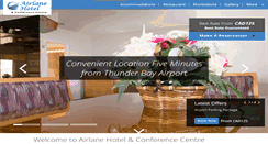 Desktop Screenshot of airlanehotel.com